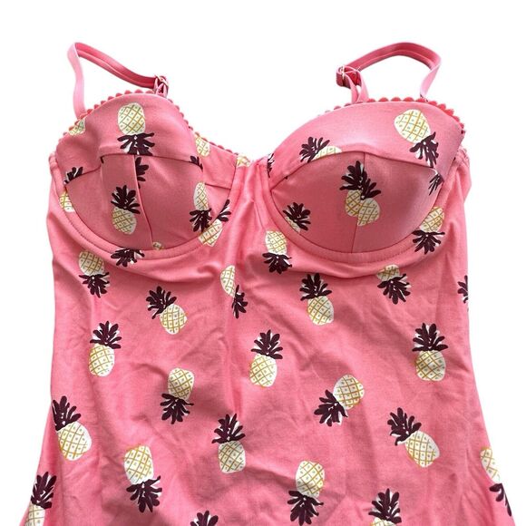Kate Spade Apricot Sorbet Pineapple One Piece Swimsuit XS - Picture 9 of 13